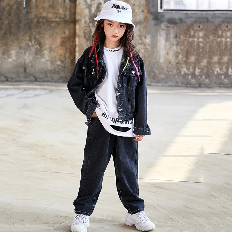 hip hop denim outfit