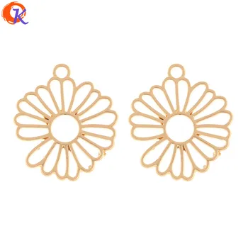 

Cordial Design 100Pcs 25*28MM Jewelry Accessories/Earring Connectors/DIY Making/Flower Shape/Charms/Hand Made/Earring Findings