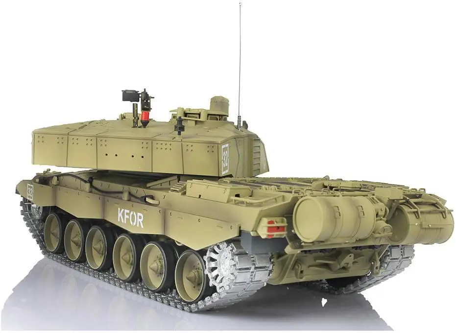 1:16 Великобритании "Challenger 2" RC главный боевой танк HengLong 1/16 весы Challenger II RTR дистанционное управление, бачок с металлическая пряжкой для Henglong3908