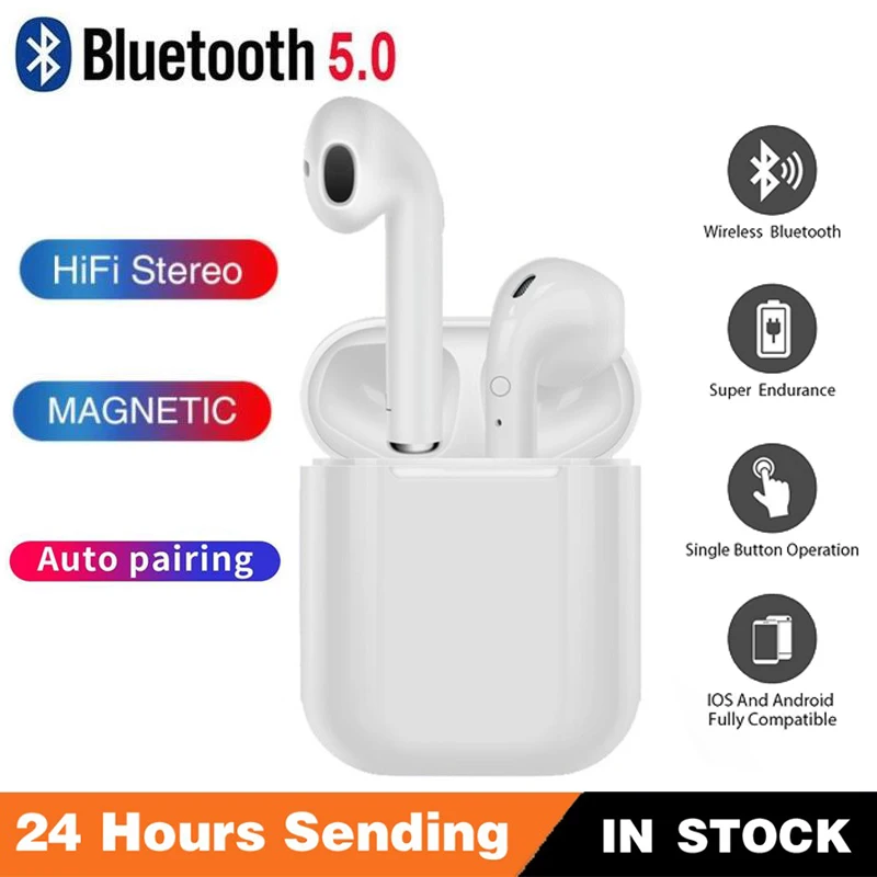 

I9S 5.0 TWS Bluetooth Earphone Mini Headset Wireless Bluetooth Earbuds i9s with Charging Box for xiaomi Phone