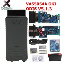 Оригинальный VAS5054 OKI Keygen VAS5054A Bluetooth 4,0 ODIS V5.1.3 для VW/для AUDI/для SKODA/для SEAT VAS 5054A UDS для VAG