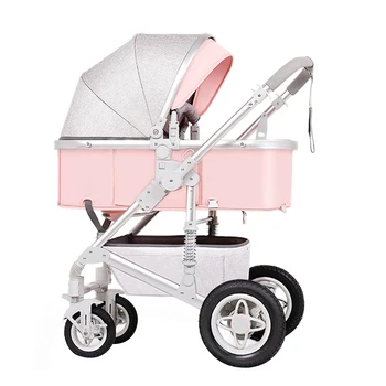 

Baby stroller lightweight high landscape can sit reclining folding shock baby stroller newborn baby stroller freeshipping