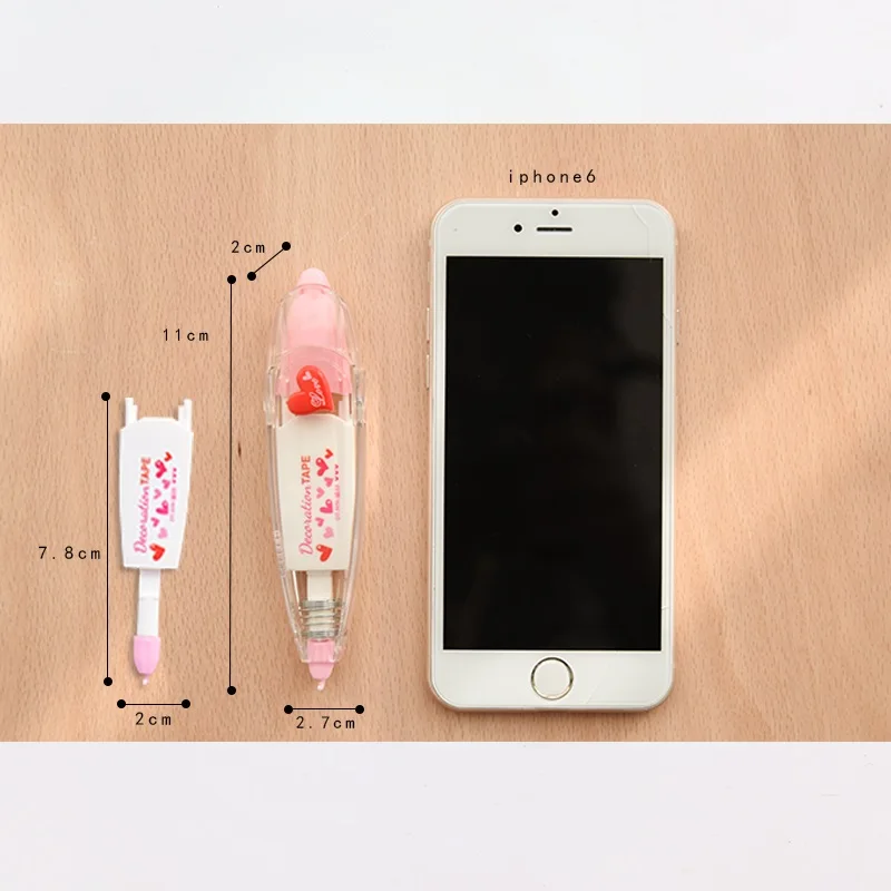 Correction Tapes Refill set 4pcs Lovely Decoration Click Corrective Tape Stationery Office Correcting School Supplies F578 correction tape correction supplies