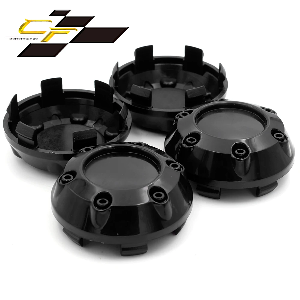 

4pcs 68mm Wheel Center Caps 6 Screws Decoration For Rim HubCaps Modification Styling Dust-proof Covers Car Accessories