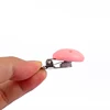 10Pcs Round Wood Pacifier Clip Baby Teething Dummy Clip Accessories for DIY Pacifier Chain Tool Wholesale 6