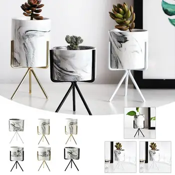 

Geometric Creative Beautiful Economic Flower Stand Flower Pot Flower Pot Rack Planting Plant Home Garden Vase Decor Holder