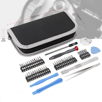 

Mobile Phone Repair kit Cross Flower Pattern Triangular Precision Screwdriver Set 49pcs Repair Kits HVR88