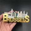 National Tourist souvenir Hungary  dubai Thailand Poland Egypt  Italy Australia Germany  Spain Belgium resin refrigerator magnet ► Photo 3/6