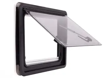 

New Design 1100x450MM RV Caravan Trailer Motorhome Top-Hung Side Window Hatch Round Corner/Right Angle Outer Frame