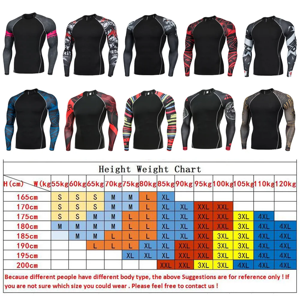 Winter Thermal Underwear For Men Compression Sports Leggings Elastic Comprehensive Training Suit Gym Fitness Running Sets