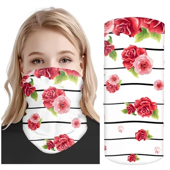 

UV Protetion Magic Floral Scarf Mask Ladies Outdoor Bandana Headwear Half Face Mask Neck Scarf Anti Dust Balaclava Foulard