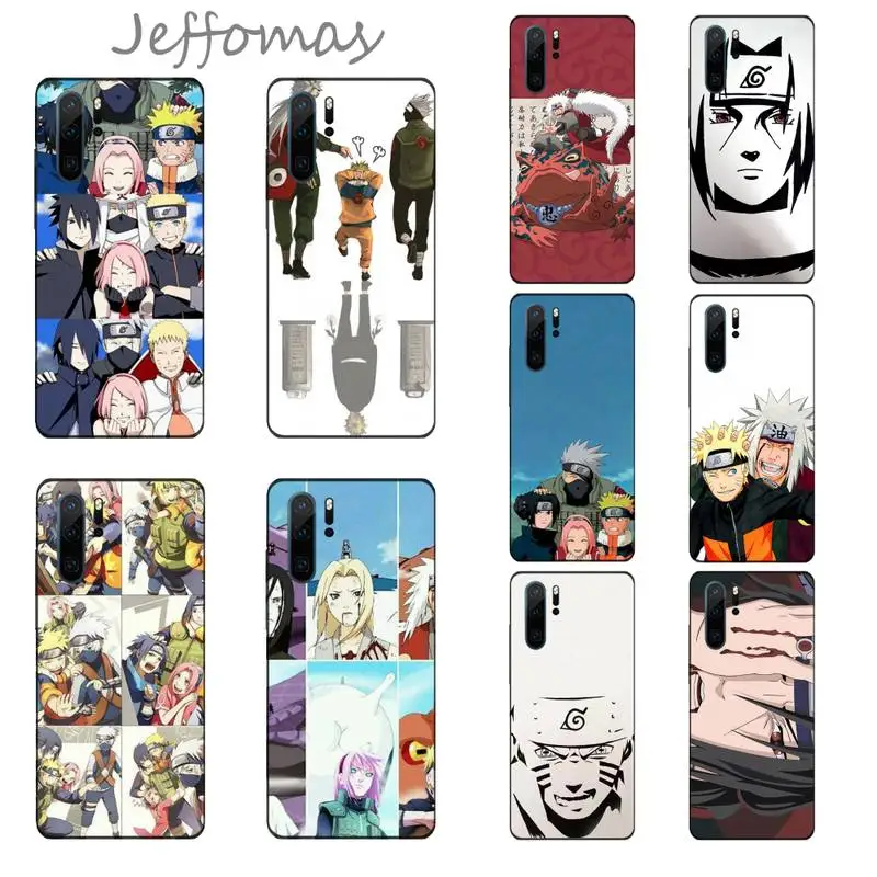

Japanese Anime Naruto luxury Phone Case Funda For Huawei P9 P10 P20 P30 Lite 2016 2017 2019 plus pro P smart