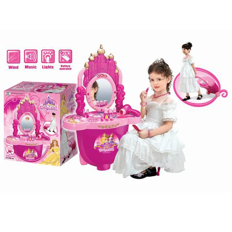 

Children'S Educational Toy GIRL'S Play House Bedroom Toy Travel Lugguge Castle Dresser Hot Sales