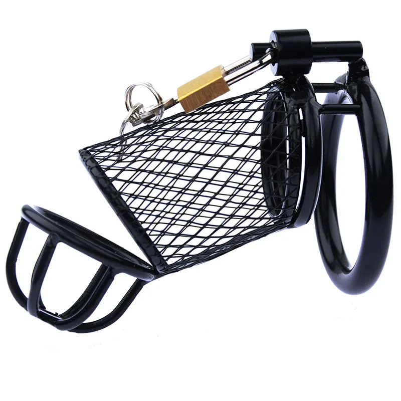 

Male Penis Lock Bondage Cock Cage Sleeve Metal Chastity Device Cbt BDSM Cockring Chastity Cage Erotic Adult Sex Toys For Men