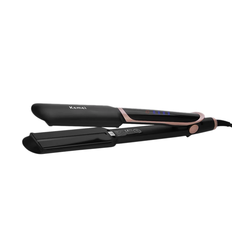 

Kemei Km-2212 Hair Electric Lrons LCD Straightening Irons Fast Warm-Up Thermal Performance Professional Tourmaline Ceramic Heati