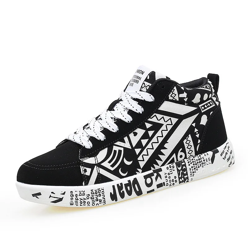 

COUPLE'S 2017 New Style Autumn & Winter High State of Shoes Women's Korean-style Trend Students Casual Couples High Shoes