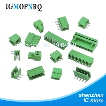 

5Sets 5.08 Pcb Screw Terminal Block 2/3/4/5/6/7/8Pin Curved Needle Terminal Plug Type 5.08mm Pitch Connector 300V 10A