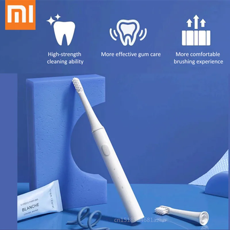

Xiaomi mijia T100 Sonic Electric Toothbrush Waterproof Ultrasonic automatic Toothbrush USB Rechargeable with 2 Speed Oral Care
