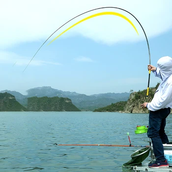 

NEW Ultralight Super Hard 3.6/4.5/5.4/6.3/7.2 Meters Stream Hand Pole Carbon Fiber Casting Telescopic Fishing Rods Fish Tackle