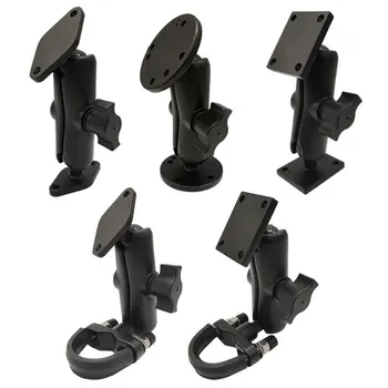 

1Set Double Socket Arm Ball Head Mount Base Square/Round/Diamond/T-shaped Plate