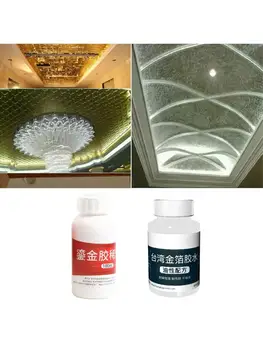 

100g Gilding Glue Gold Leaf Foil Oil-based And Glue Thinner for Metal Foil Sheets Arts