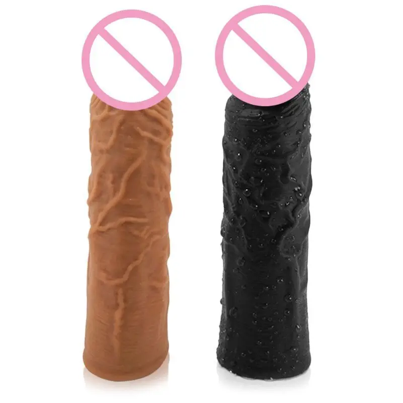 Мужские Силиконовые пенис рукав стимулятор Мощный массаж долговечный секс-игрушки для мужчин