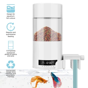 

Automatic Fish Feeder Wifi Remote Intelligent Control Auto Feeders for Aquarium Fish Tank Food Feeder