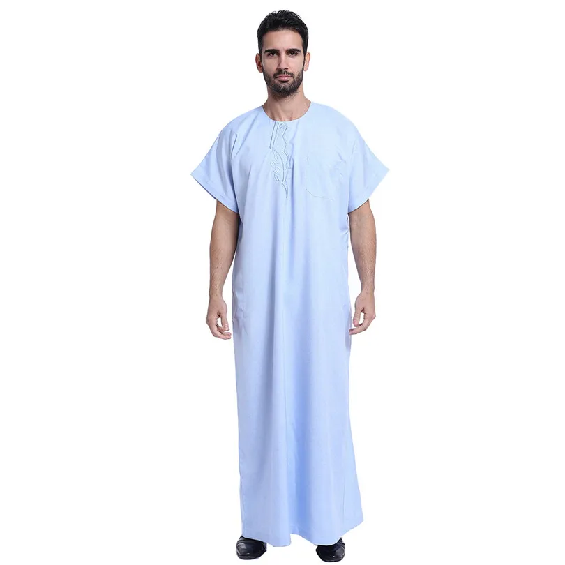 Арабская мусульманская одежда для мужчин Ближний Восток арабский мужской Человек платье ТОБ Арабский исламский абаи индийский мужской кафтан халат