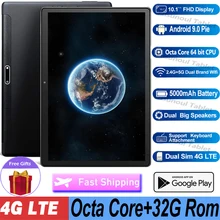 Novos 2021 Vendas Quentes Pad Tablet Octa núcleo Двойные камеры Android 9.0 OS 3 Pie G 4G LTE 5G Wifi 6G Ram 5.0MP pixels планшетный пк