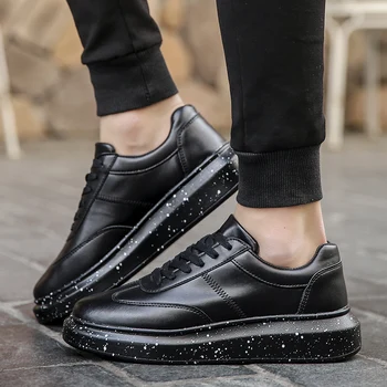 

Men'S Sneakers White Shoes Men Tenis Masculino *Winter Sneakers For Men Leisure Leather Flats Men'S Winter Thick-Sneaker Bottom