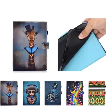 

For Amazon Kindle Paperwhite 4 10th 2018 Case PU Leather Cover For Paperwhite 1 2 3 4 2015 2017 2018 Protective Cartoon Shell