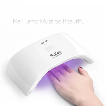 

SUN 9X 24W LED Nail Lamp Fingernail Toenail Gel Curing Nail Dryer Professional Nail Gel Machine for Nail Salon