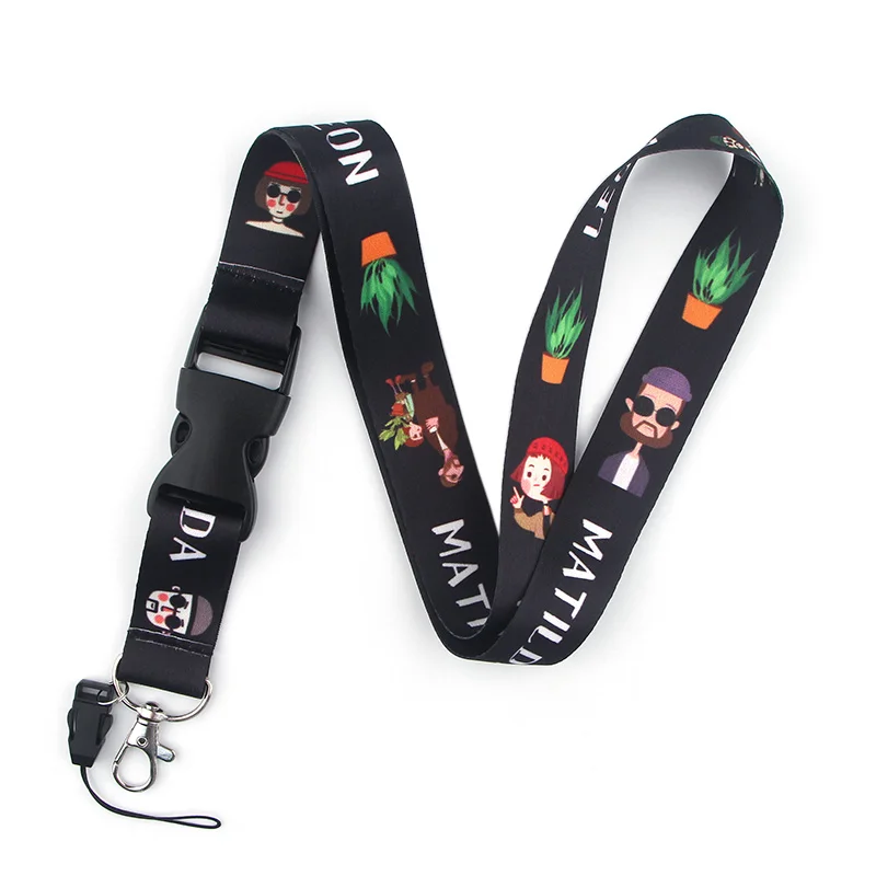 

K700 Movie Leon Neck Strap Lanyard for keys ID Card Cellphone Straps USB Badge Holder Neck Strap Hang Rope Lariat Lanyards 1PCS