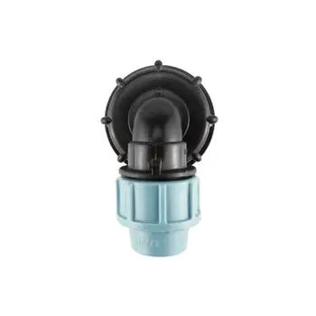 

Garden Pipe Elbow Connector To 25mm Angled MDPE Compression Fitting For IBC Tank 50JC