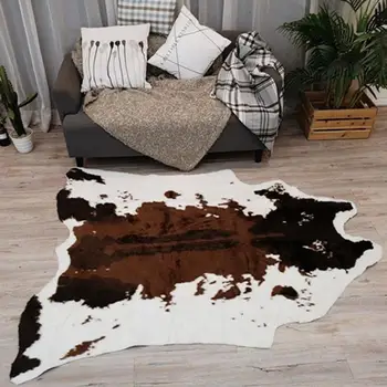 

Cow Tiger Print Area Rug Non-slip Carpet Bedroom Office Livingroom Floor Mat