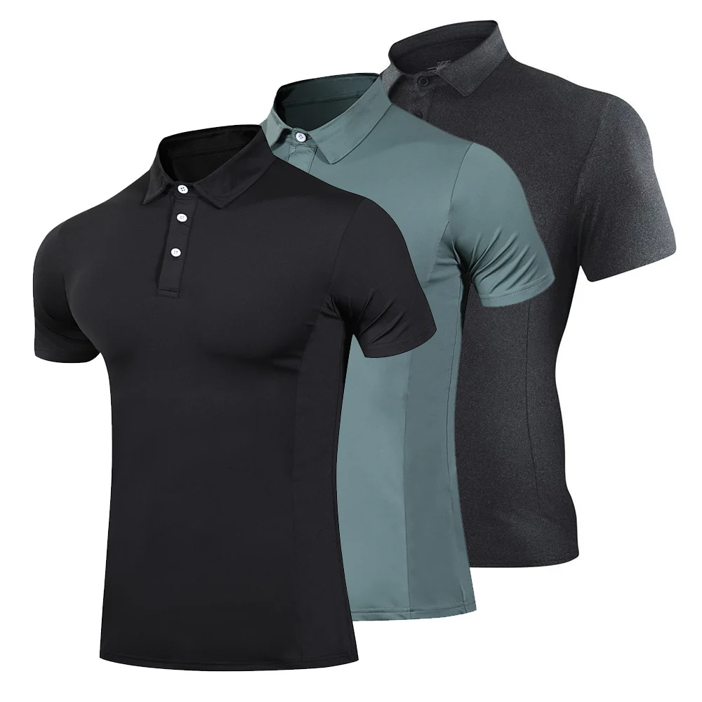 Golf Clothing Fashion T-Shirt Men Running Quick-Drying Breathabl