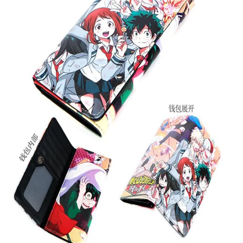 6 стилей My Hero Academy Deku Justice аниме мальчики девочки бумажник студенческий подарок ПУ кошелек A975