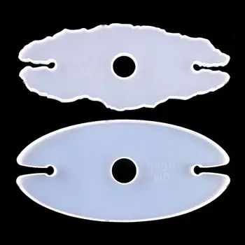 

2Pcs Handmade Large Wine Glass Holder Silicone Resin Mold Bottle Shelf Storage Glass Tray Resin Mould Kit Tool Art Craft
