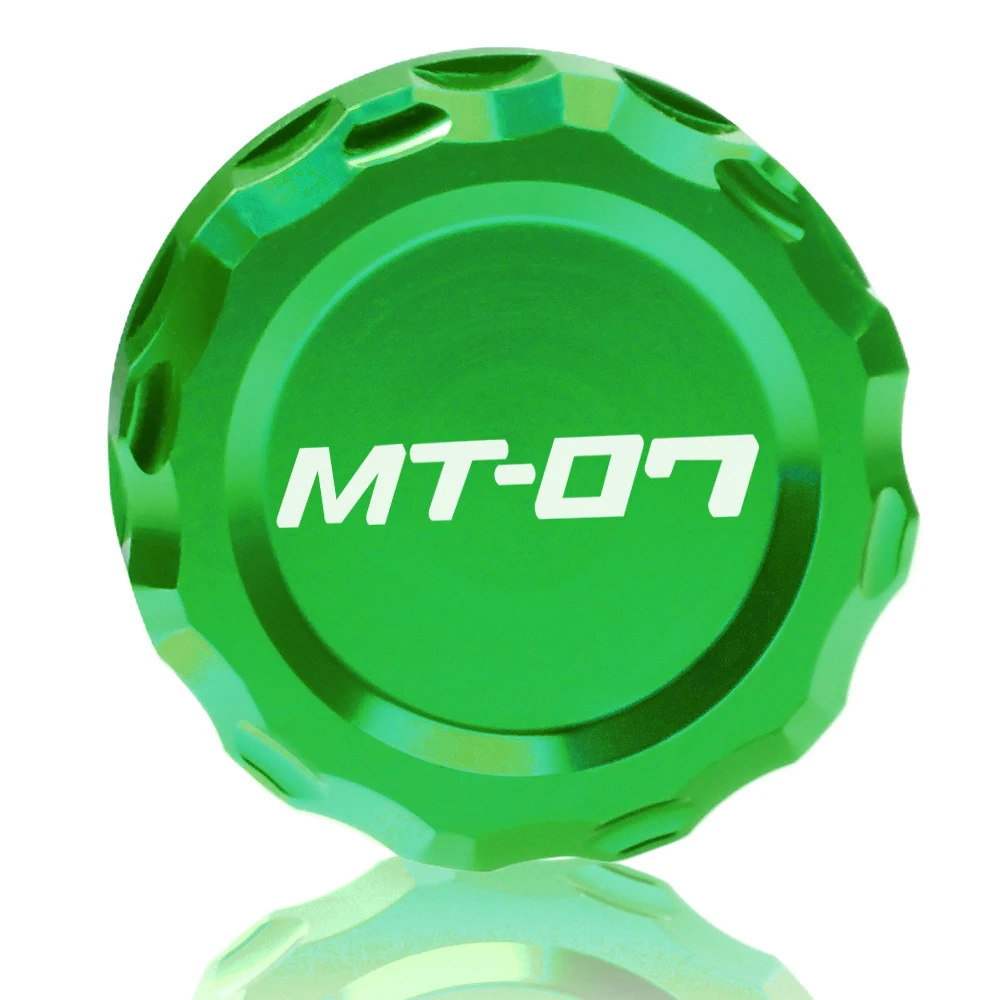 Motorcycle Aluminum Cylinder Rear Fuel motorbike Brake Fluid Reservoir Cover cap For Yamaha MT-07 MT07 MT 07