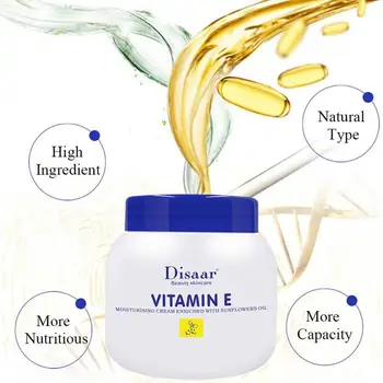 

Vitamin E Cream with Evening Primrose Oil 200ml Lock to Deep Cream Moisture Smooth soften and Skin skin Help in Dry Within G7M4