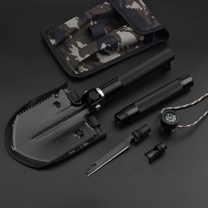 Folding Shovel Professional outdoor survival Tactical Multifunctional Shovel folding Tools Garden camping equipment Army tool