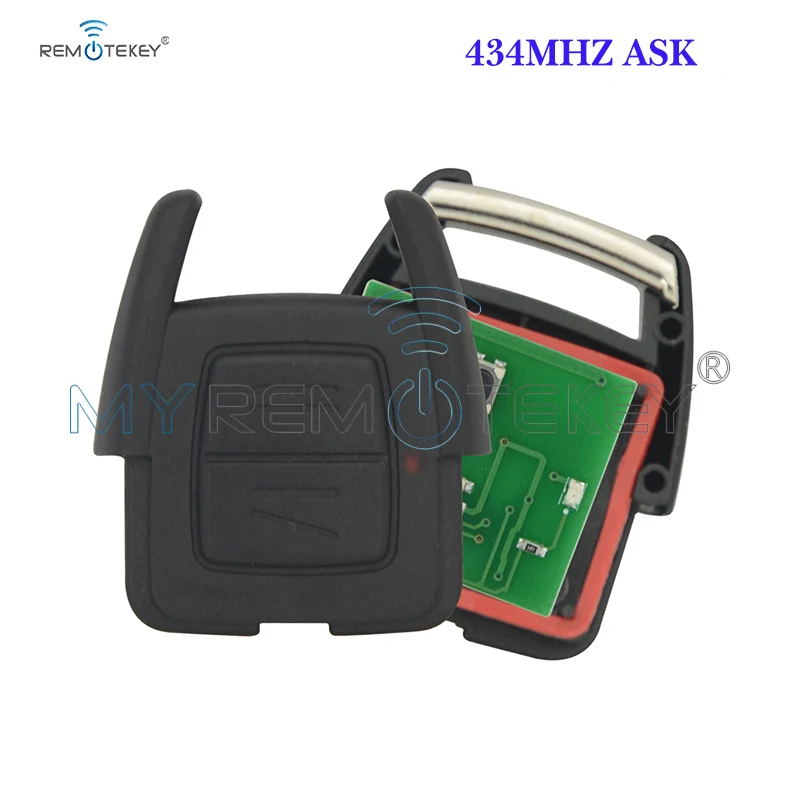 Брелок Remtekey 2 кнопки 433 МГц ASK 93176615 для Opel Vauxhall Holden Astra G Zafira A Автомобильный ключ 2000