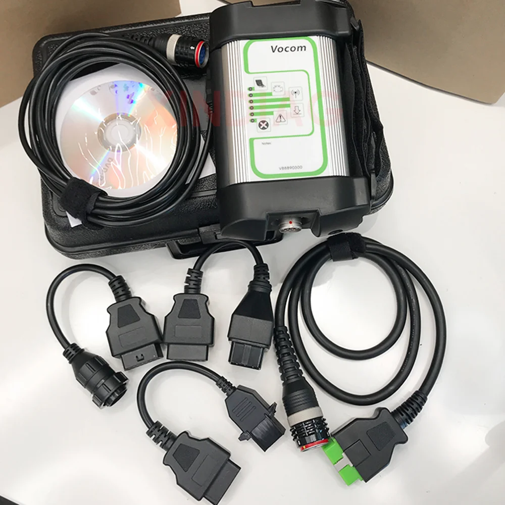 Vocom 2 оригинальный для Volvo диагностический инструмент Vocom2 OBD2 адаптер OBD-сканер 24 В