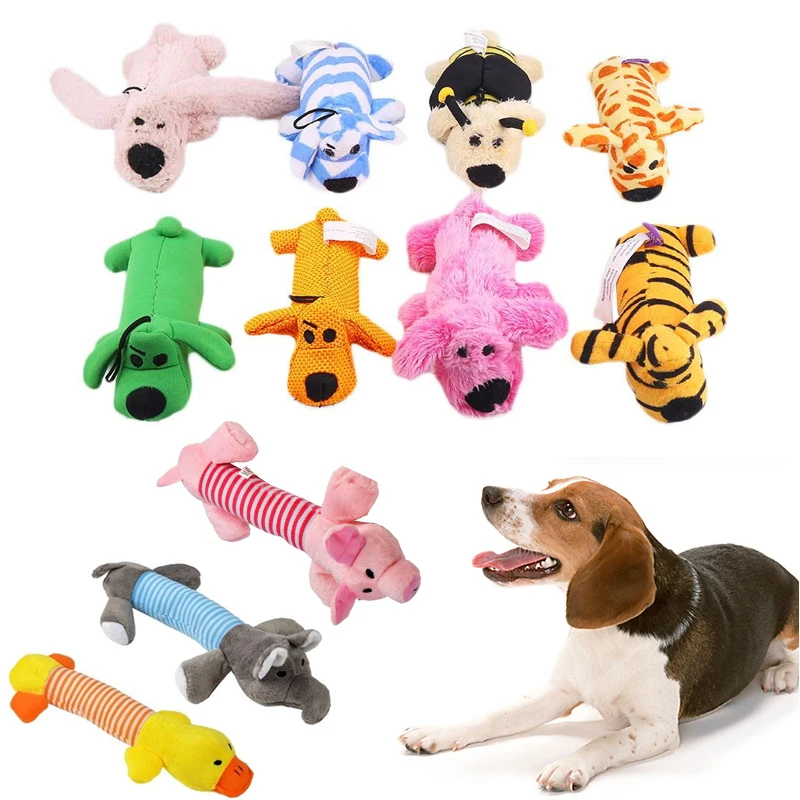 Плюшевая пищащая игрушка для домашних животных, собак, кошек, щенков