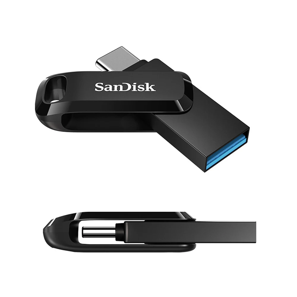 SanDisk USB флеш накопитель 32 ГБ 64 128 256 ультра двойной USB3.1 диск OTG Type C Флешка 150 м/с для
