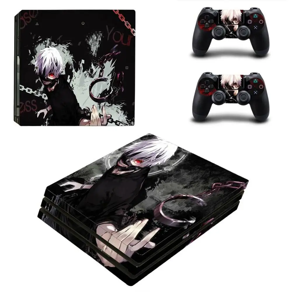 

Tokyo Ghoul PS4 Pro Stickers PS 4 Play station 4 Pro Vinyl Skin Sticker Decals For PlayStation 4 Pro console and controller