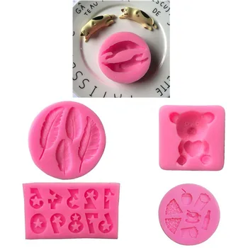 

French Fries Cat Feather Pendant Silicone Resin Mold Epoxy Resin Jewelry Making Tool