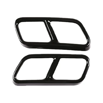 

2Pcs Car Accessories Exhaust Pipe Tail Cover Trim for Mercedes Benz S R Class W222 Coupe W251 10-17 GL Class X166 13-15 AMG Part