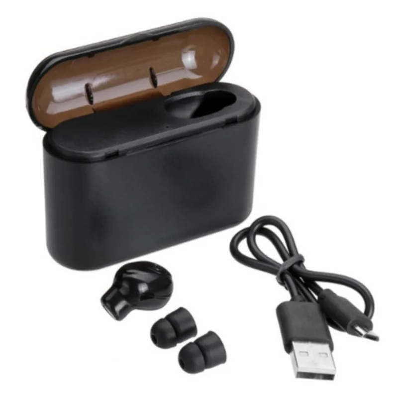 With 1200mah box TWS X8 настоящие беспроводные наушники Bluetooth наушники мини TWS водонепроницаемые головные уборы с 2200 мАч power Bank для всех телефонов - Цвет: With 1200mah box