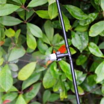 

Water Mist Cooling System Fog Nozzle Outdoor Garden Terrace Greenhouse Plant Spray Hose Watering Kit